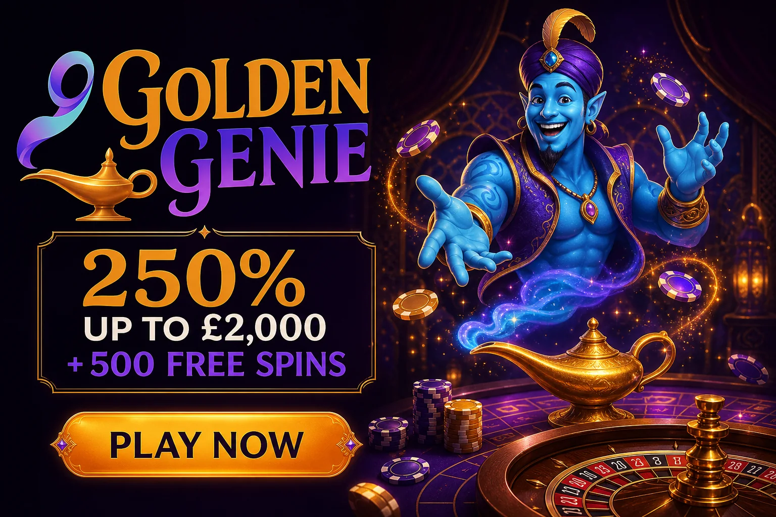 Golden Genie casino promotion